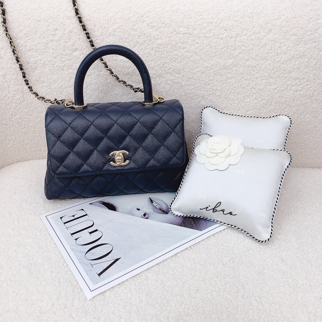 ibao バッグピロー｜シャネル ハンドル 24 専用  VV02［2枚セット］