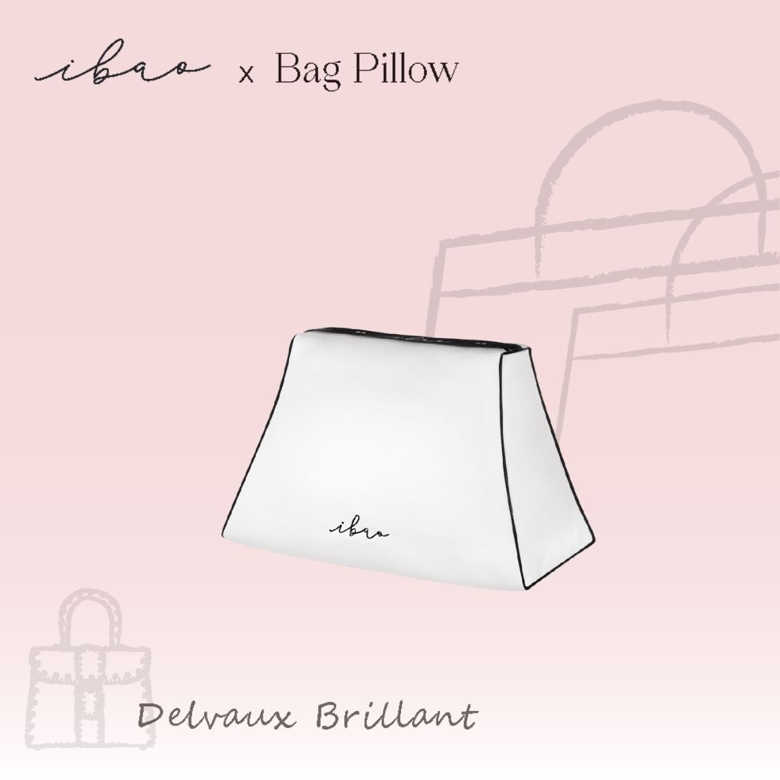 ibao バッグピロー｜デルヴォー ブリヨン MM 専用