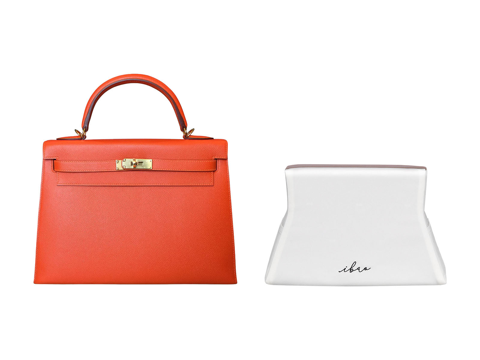 ibao バッグピロー｜エルメス ケリー 32 外縫い 専用