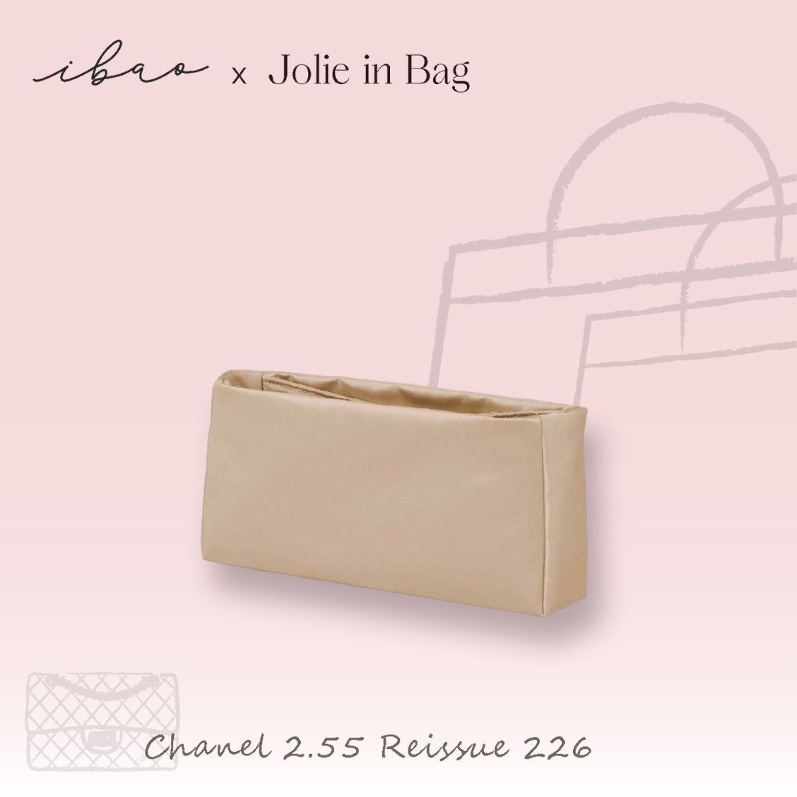 Jolie in Bag インナーバッグ｜シャネル 2.55 Reissue 226 専用