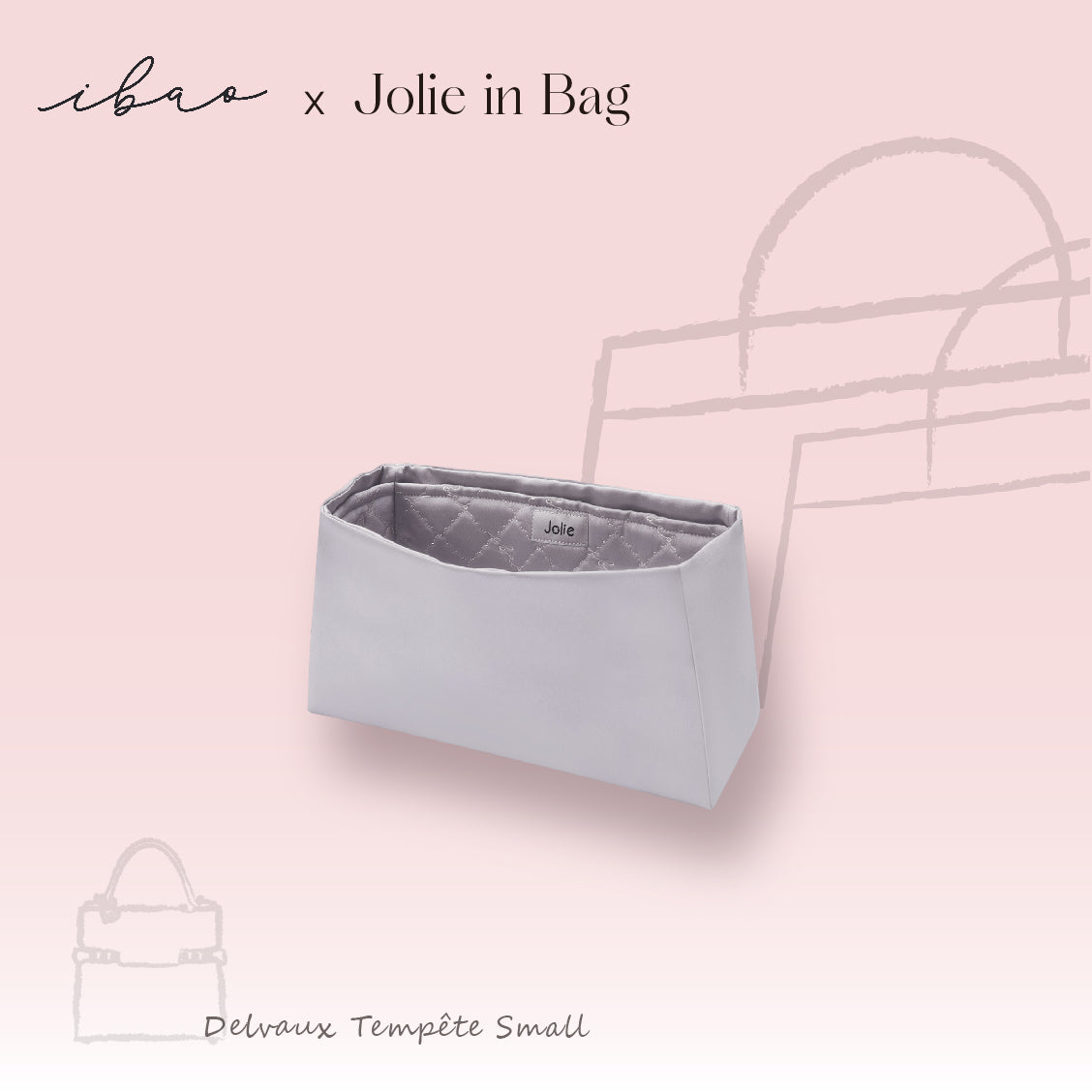Jolie in Bag インナーバッグ｜デルヴォー タンペート スモール 専用