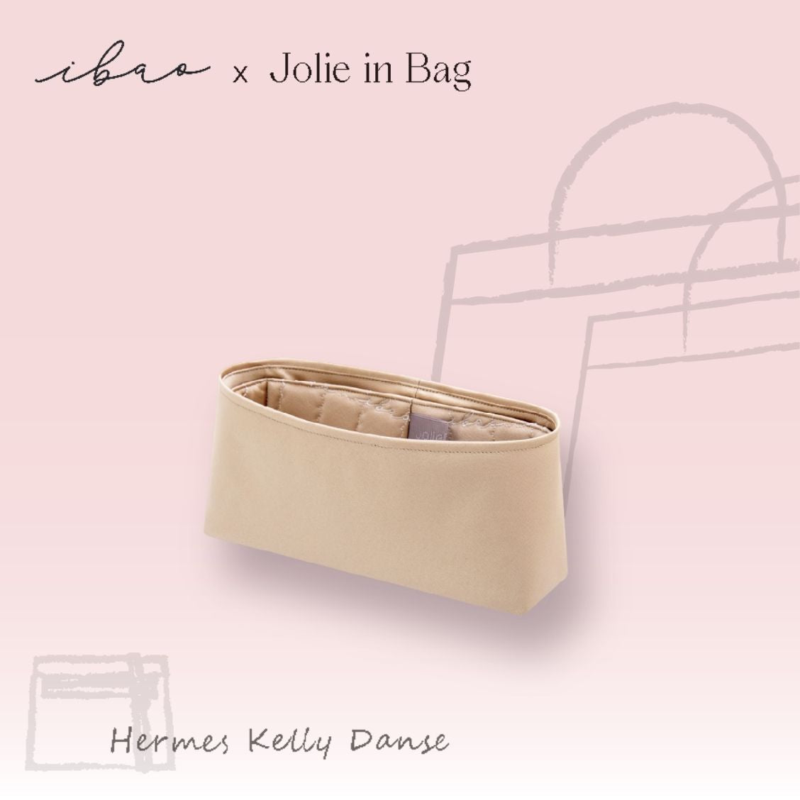 Jolie in Bag インナーバッグ｜エルメス ケリー ダンス 専用