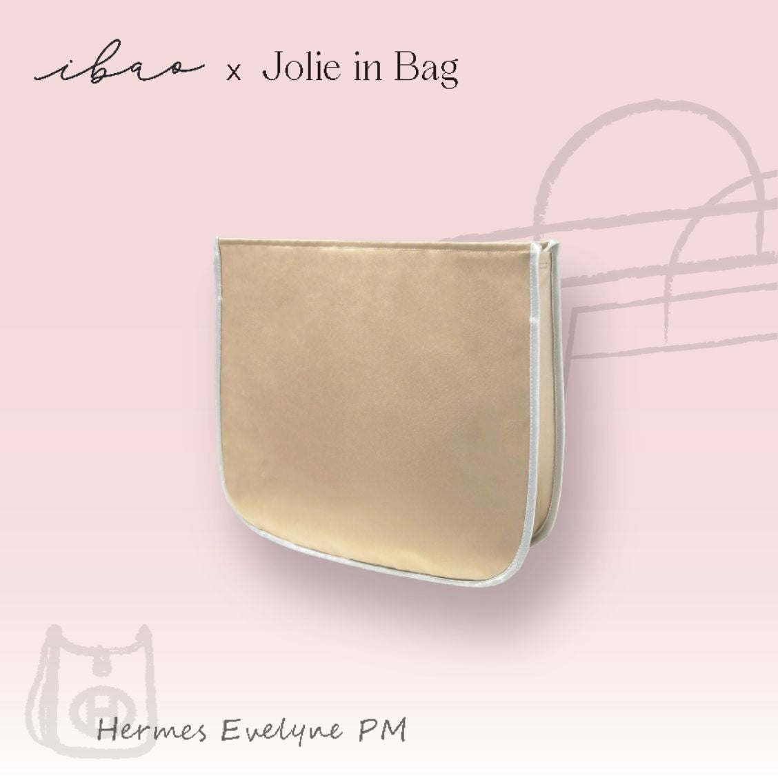 Jolie in Bag インナーバッグ｜エルメス エヴリン 29 専用