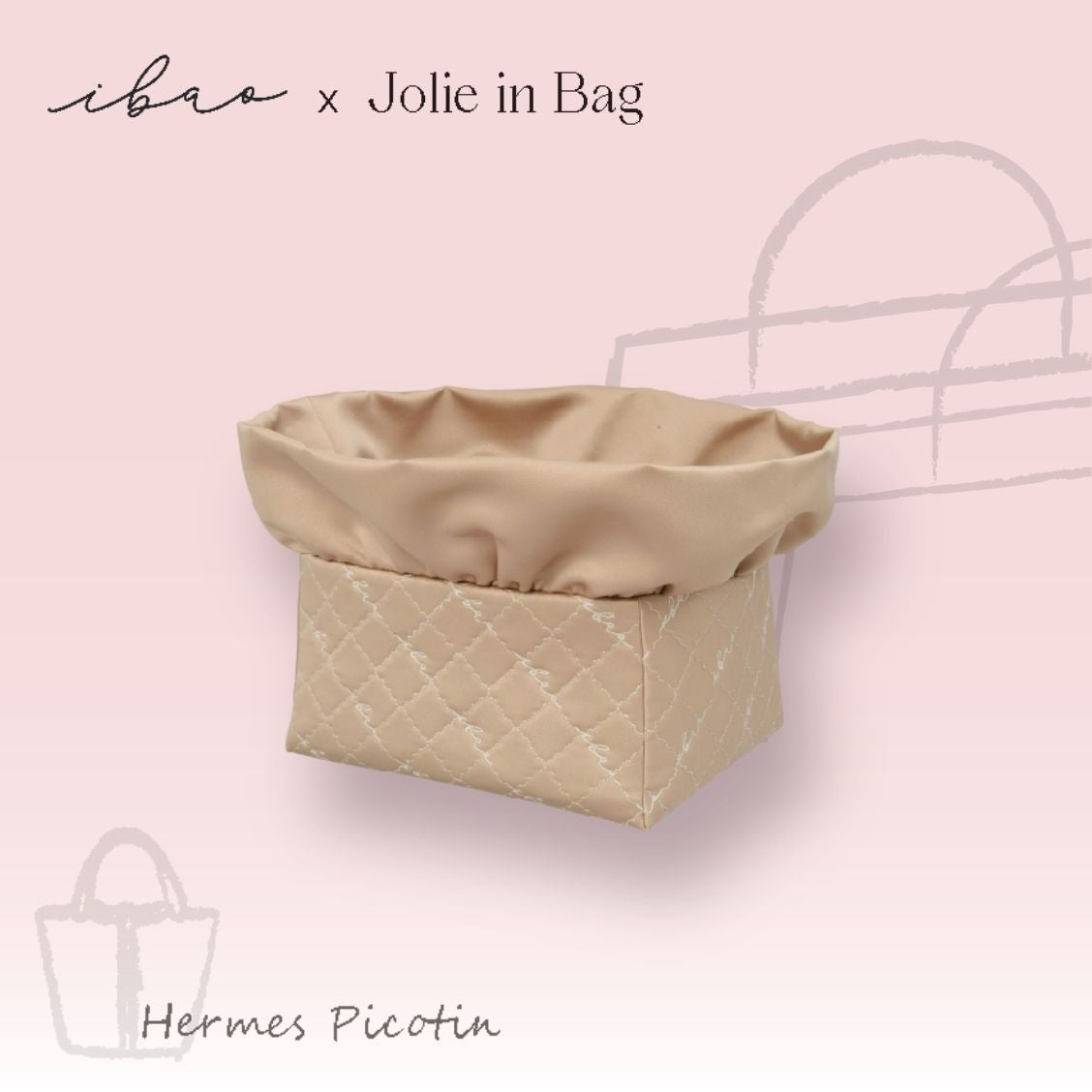 Jolie in Bag インナーバッグ｜エルメス ピコタン 22 専用