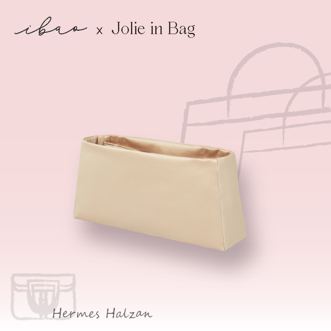 Jolie in Bag インナーバッグ｜エルメス アルザン 31 専用