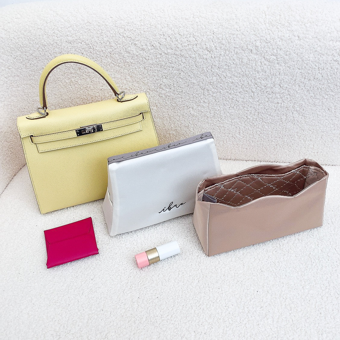 ibao バッグピロー｜エルメス ケリー 25 外縫い 専用