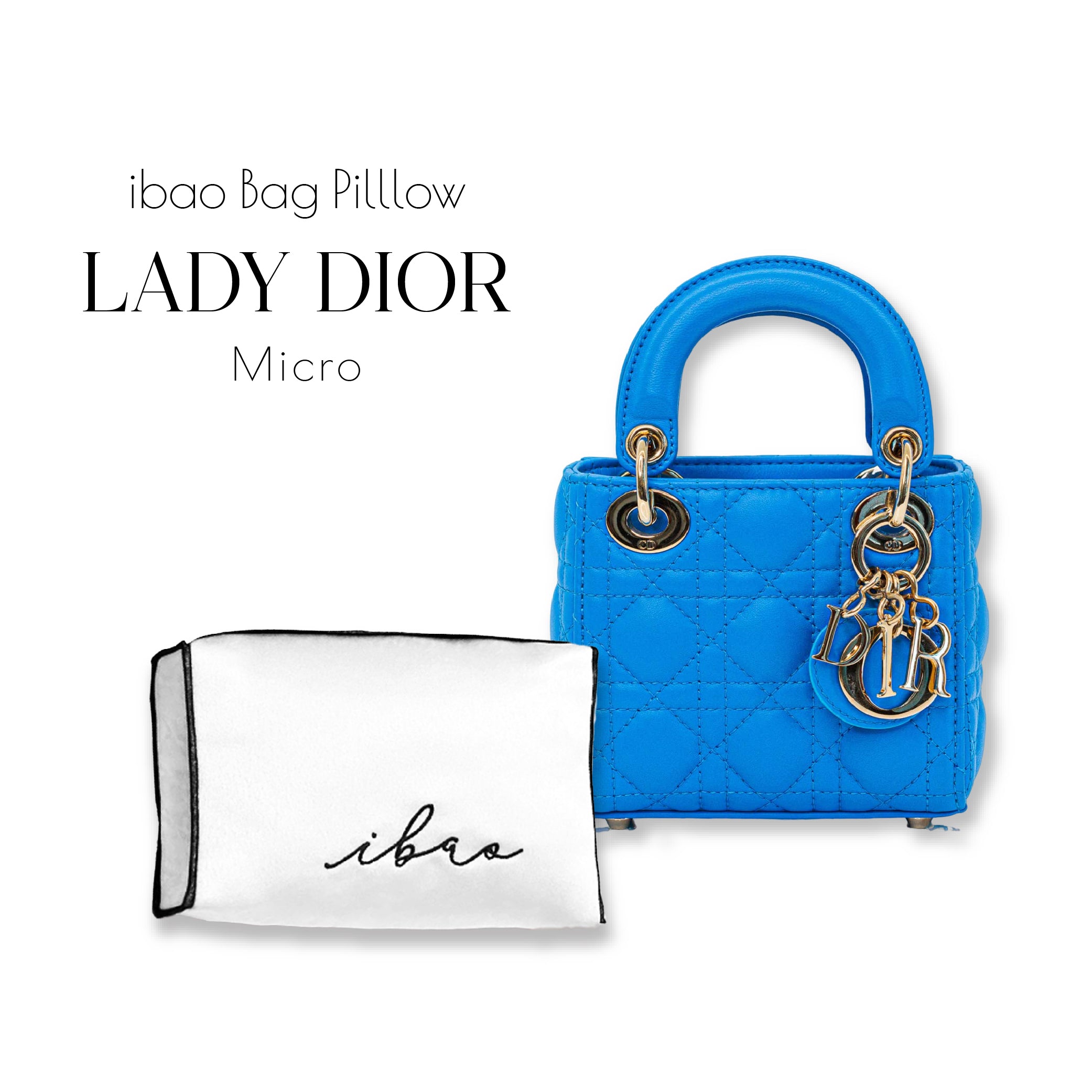 ibao バッグピロー｜ディオール レディ ディオール マイクロ 専用